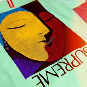SOLD - Supreme Abstract Tee - SS17 M